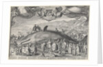 Stranded whale at Beverwijk by Jan Saenredam
