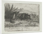 Lying shepherd by Henry van Ingen