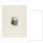 Head of an old woman with glasses and hat by A.C. Kramer