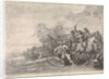 Cavalry in combat and infantry by Theodorus van Kessel