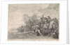 Cavalry in combat and infantry by Theodorus van Kessel