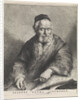 Portrait of the artist Johannes Lutma the Old by Johannes Lutma II