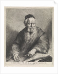 Portrait of the artist Johannes Lutma the Old by Johannes Lutma II