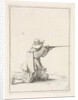 Kneeling soldier by Philips Wouwerman