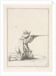 Kneeling soldier by Philips Wouwerman