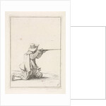 Kneeling soldier by Philips Wouwerman