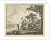 River landscape with bathers by Gerard Melder