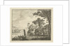 River landscape with bathers by Gerard Melder