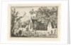 Swineherd near church by Allaert van Everdingen