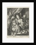 Holy Family with Saint Anna and two angels by Flamini Valerini