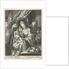 Holy Family with Saint Anna and two angels by Flamini Valerini