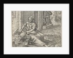 Fable of the woman and the chicken by Marcus Gheeraerts I
