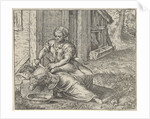 Fable of the woman and the chicken by Marcus Gheeraerts I