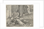 Fable of the woman and the chicken by Marcus Gheeraerts I