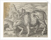 Fable of the bull and mouse by Aegidius Sadeler