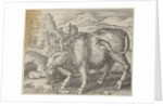 Fable of the bull and mouse by Aegidius Sadeler