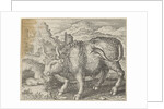 Fable of the bull and mouse by Aegidius Sadeler