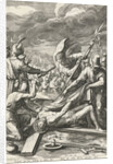 Christ stripped naked by the soldiers by Johann Sadeler I