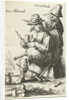 Man with wooden leg and an old woman by Salomon Savery