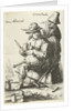 Man with wooden leg and an old woman by Salomon Savery