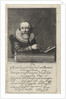Portrait of the mathematician William Bartjens by Joost van den Vondel
