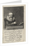 Portrait of the mathematician William Bartjens by Joost van den Vondel