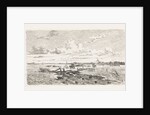 Flooded landscape between Oss and Lith The Netherlands by Cornelis Springer