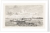 Flooded landscape between Oss and Lith The Netherlands by Cornelis Springer