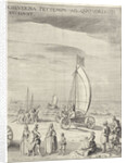 Sailing Chariot of Simon Stevin (right panel) by Anonymous