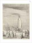 Sailing Chariot of Simon Stevin (right panel) by Anonymous