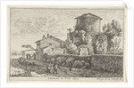 Tomb along the Via Appia Italy by Herman van Swanevelt