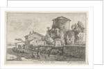 Tomb along the Via Appia Italy by Herman van Swanevelt
