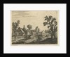 Village scene with woman and child in the village street by Jan van de Cappelle