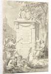 Design for the title page of Vreugdenbedryven en Plegtigheden by Reinier Vinkeles