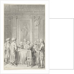 Receipt of the Moroccan envoy by the States General by Jacobus Buys