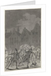 Prussian troops on the Neude Utrecht leaving the city by Anonymous