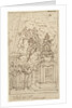 Figures at a tomb by Johannes van Dregt