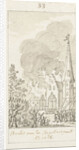 Fire Regulierspoort Amsterdam by Simon Fokke