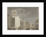 Illuminati of the City Hall for William V and Wilhelmina of Prussia by Simon Fokke