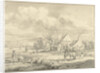 The Porenhuis in the distance the city of Groningen The Netherlands by Egbert van Marum