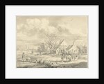 The Porenhuis in the distance the city of Groningen The Netherlands by Egbert van Marum