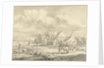 The Porenhuis in the distance the city of Groningen The Netherlands by Egbert van Marum