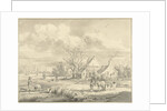 The Porenhuis in the distance the city of Groningen The Netherlands by Egbert van Marum