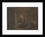 Painter in his studio by Anonymous
