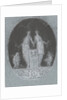 Ornament with two standing female figures by Anonymous