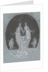 Ornament with two standing female figures by Anonymous