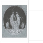 Ornament with two standing female figures by Anonymous