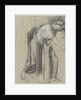 A bent over woman by Jean Grandjean
