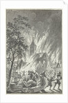 Heavy fire Hilversum The Netherlands by Jacobus Buys