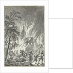Heavy fire Hilversum The Netherlands by Jacobus Buys